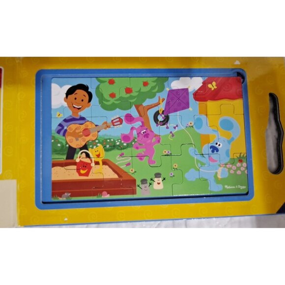 Melissa & Doug Blue's Clues & You! 2-15 Piece TakeAlong Magnetic Jigsaw Puzzles - Picture 7 of 10